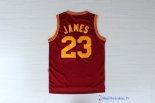 Maillot NBA Pas Cher Cleveland Cavaliers LeBron James 23 Retro Rouge