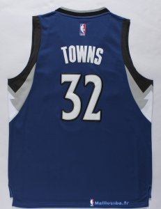 Maillot NBA Pas Cher Minnesota Timberwolves Karl Anthony 32 Towns Bleu