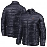 New Orleans Pelicans Fanatics Branded Navy Heater Puffer Full-Zip Jacket
