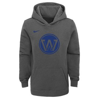 Golden State Warriors Nike Heather Gray 2019/20 City Edition Club Pullover Hoodie