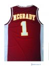 Maillot NCAA Pas Cher Mountzion Tracy McGrady 1 Rouge