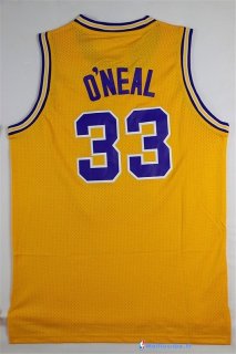 Maillot NCAA Pas Cher LSU Shaquille O'Neal 33 Jaune