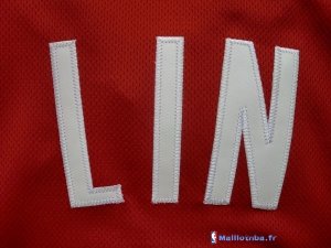 Maillot NBA Pas Cher Houston Rockets Jeremy Lin 7 Rouge