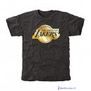 T-Shirt NBA Pas Cher Los Angeles Lakers Noir Or