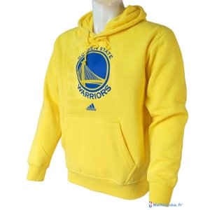 Sweat Capuche NBA Golden State Warriors Jaune City