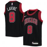 Chicago Bulls Zach LaVine Nike Black Swingman Player Jersey - Statement Edition