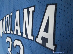 Maillot NCAA Pas Cher Indiana State Sycamores Larry Joe Bird 33 Bleu