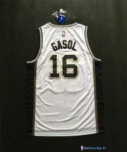 Maillot NBA Pas Cher San Antonio Spurs Pau Gasol 16 Blanc