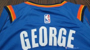 Maillot NBA Pas Cher Oklahoma City Thunder Paul George 13 Bleu Icon 2017/18