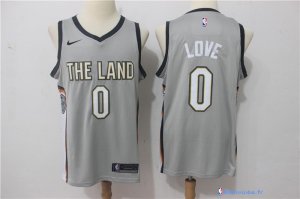 Maillot NBA Pas Cher Cleveland Cavaliers Kevin Love 0 Nike Gris Ville 2017/18