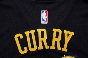 Maillot NBA Pas Cher Golden State Warriors Stephen Curry 30 Noir Rouge MC