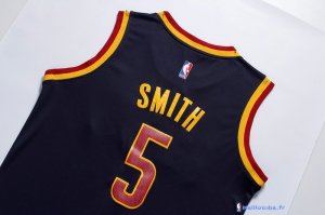 Maillot NBA Pas Cher Cleveland Cavaliers J.R.Smith 5 Bleu