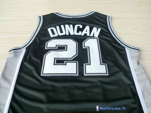 Maillot NBA Pas Cher San Antonio Spurs Tim Duncan 21 Noir