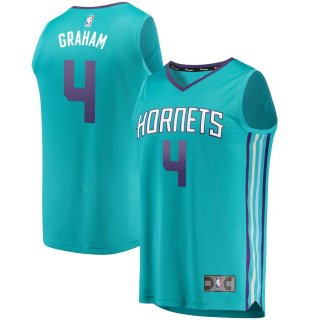 Charlotte Hornets Devonte Graham Fanatics Branded Teal Fast Break Replica Jersey - Icon Edition