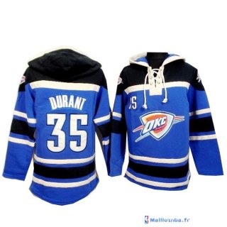 Survetement NBA Pas Cher Oklahoma City Thunder Kevin Durant 35 Bleu Noir