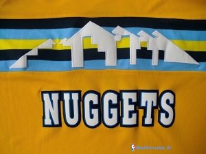 Maillot NBA Pas Cher Denver Nuggets Kenneth Faried 35 Jaune