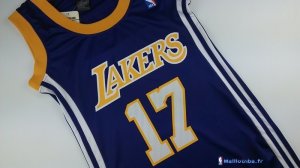 Maillot NBA Pas Cher Los Angeles Lakers Femme Jeremy Lin 17 Noir