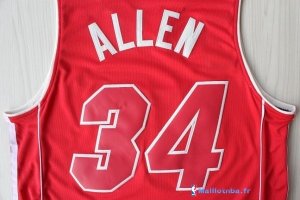 Maillot NBA Pas Cher Noël Rouge Miami Heat Allen 34