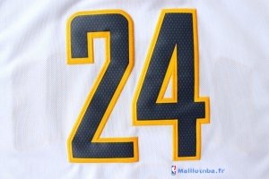 Maillot NBA Pas Cher Indiana Pacers Paul George 24 Blanc