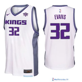 Maillot NBA Pas Cher Sacramento Kings Tyreke Evans 32 Blanc 2017/18