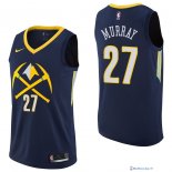 Maillot NBA Pas Cher Denver Nuggets Jamal Murray 27 Nike Marine Ville 2017/18