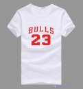 T-Shirt NBA Pas Cher Chicago Bulls Jordan 23 Blanc