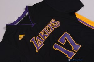 Maillot NBA Pas Cher Los Angeles Lakers Jeremy Lin 17 Noir MC