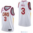 Maillot NBA Pas Cher Cleveland Cavaliers George Hill 3 Blanc Association 2017/18