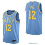 Maillot NBA Pas Cher Los Angeles Lakers Channing Frye 12 Retro Bleu 2017/18