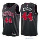 Maillot NBA Pas Cher Chicago Bulls Nikola Mirotic 44 Noir Statement 2017/18