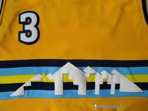 Maillot NBA Pas Cher Denver Nuggets Allen Iverson 3 Jaune