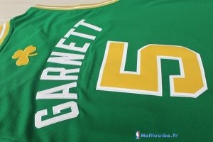 Maillot NBA Pas Cher Boston Celtics Kevin Garnett 5 Vert Or