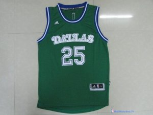 Maillot NBA Pas Cher Dallas Mavericks Chandler Parsons 25 Vert