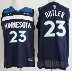 Maillot NBA Pas Cher Minnesota Timberwolves Jimmy Butler 23 Marine 2017/18