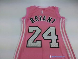 Maillot NBA Pas Cher Los Angeles Lakers Femme Kobe Bryant 24 Rose