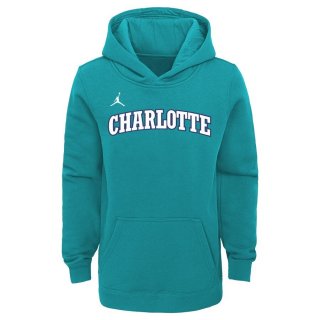 Charlotte Hornets Jordan Brand Teal Hardwood Classics Club Fleece Pullover Hoodie