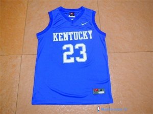 Maillot NCAA Pas Cher Kentucky Anthony Davis 23 Bleu