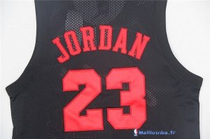 Maillot NBA Pas Cher Chicago Bulls Michael Jordan 23 Noir Engrener