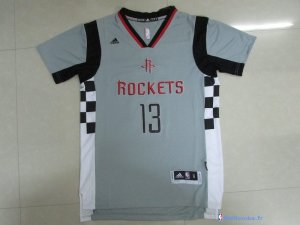 Maillot NBA Pas Cher Houston Rockets James Harden 13 Gris MC