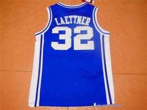 Maillot NCAA Pas Cher Duke Christian Laettner 32 Bleu