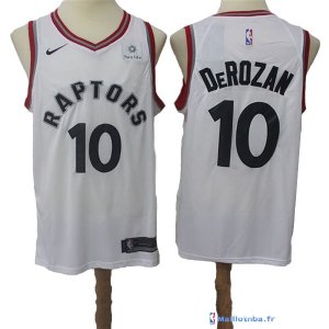 Maillot NBA Pas Cher Toronto Raptors DeMar DeRozan 10 Blanc 2017/18