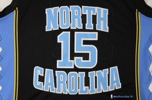 Maillot NCAA Pas Cher North Carolina Vince Carter 15 Noir