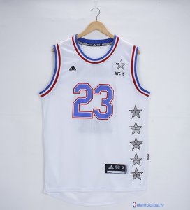 Maillot NBA Pas Cher All Star 2015 LeBron James 23 Blanc