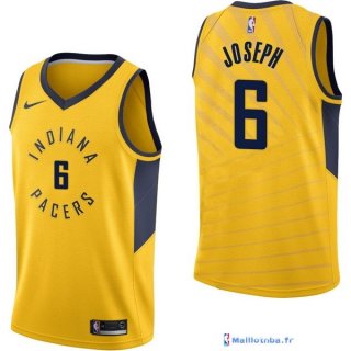Maillot NBA Pas Cher Indiana Pacers Cory Joseph 6 Jaune Statement 2017/18