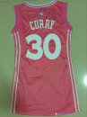 Maillot NBA Pas Cher Golden State Warriors Femme Stephen Curry 30 Rose