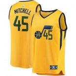 Utah Jazz Donovan Mitchell Fanatics Branded Gold Fast Break Jersey - Statement Edition