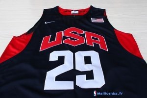 Maillot NBA Pas Cher USA 2012 Paul George 29 Noir