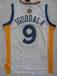 Maillot NBA Pas Cher Golden State Warriors Andre Iguodala 9 Blanc