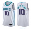 Maillot NBA Pas Cher Charlotte Hornets Michael Carter Williams 10Blanc Association 2017/18