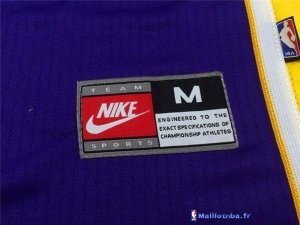 Maillot NBA Pas Cher Los Angeles Lakers Kobe Bryant 8 Pourpre Jaune